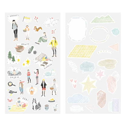midori, Going Out, Sticker Collection - Two Sheets