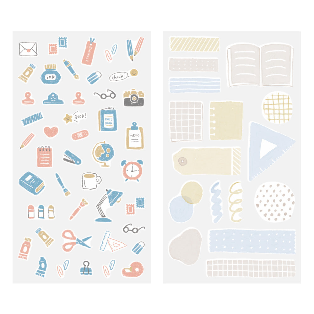 midori, Stationery, Sticker Collection - Two Sheets
