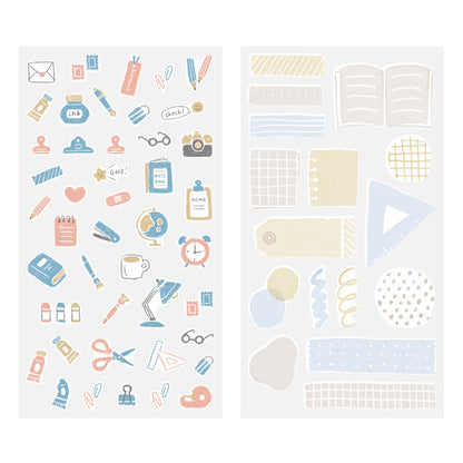 midori, Stationery, Sticker Collection - Two Sheets