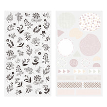 將圖片載入圖庫檢視器 midori, Monotone Flower, Sticker Collection - Two Sheets
