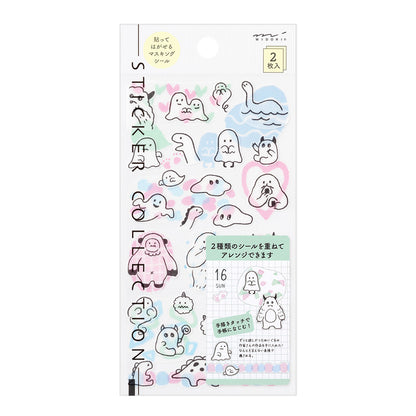 midori, Monster, Sticker Collection - Two Sheets
