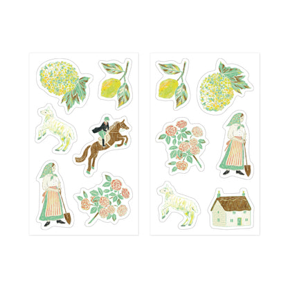 [Limited Edition] midori, Yellow Green, Decoration Sticker