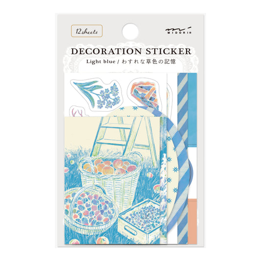 [Limited Edition] midori, Light Blue, Decoration Sticker