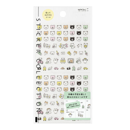 Pictograph Bear, Sticker Collection