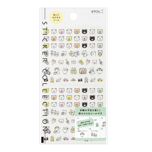 Pictograph Bear, Sticker Collection