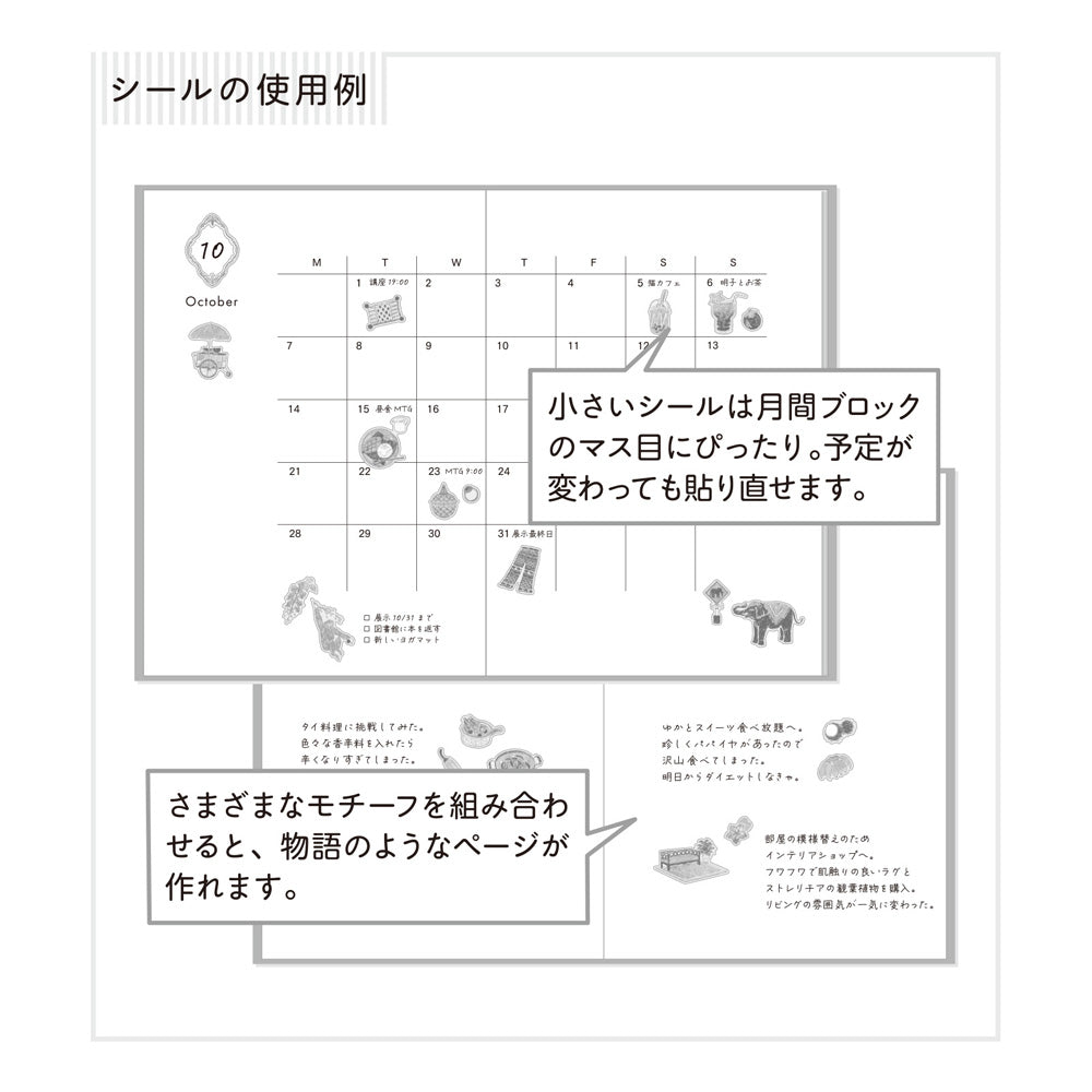 A Little Story from Thailand, Sticker Collection