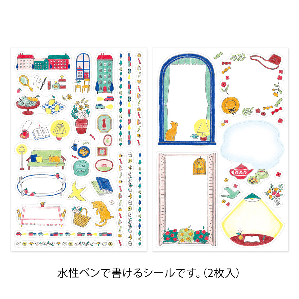Daily Life, 2 Sheets Sticker, Yuru Log