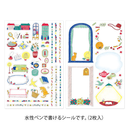 Daily Life, 2 Sheets Sticker, Yuru Log