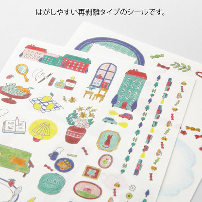 Daily Life, 2 Sheets Sticker, Yuru Log