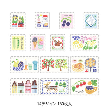 Stamps, Roll Sticker, Yuru Log