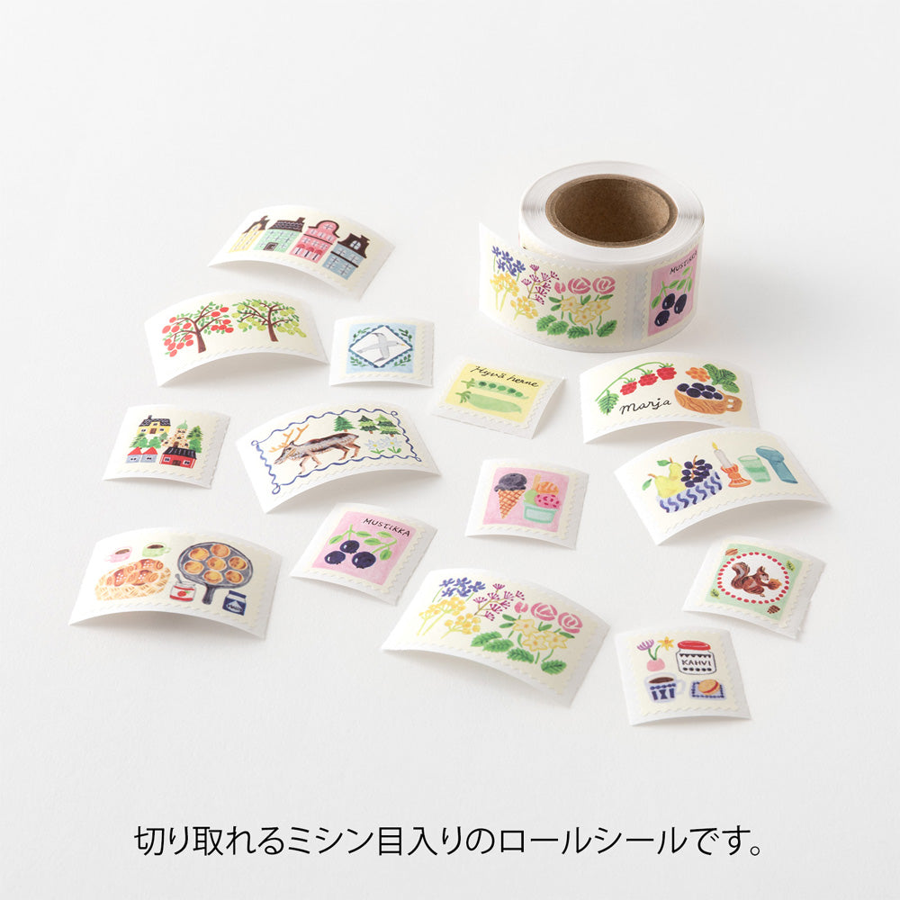 Stamps, Roll Sticker, Yuru Log
