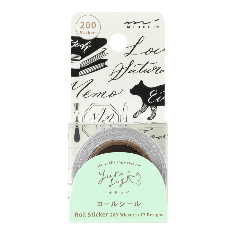 Calligraphy, Roll Sticker, Yuru Log