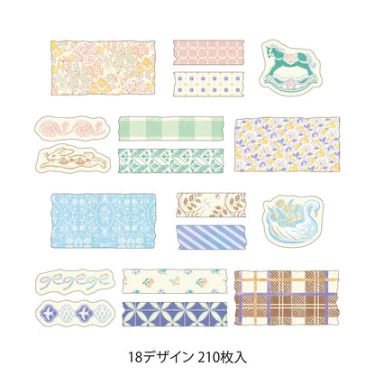 Antique, Roll Sticker, Yuru Log