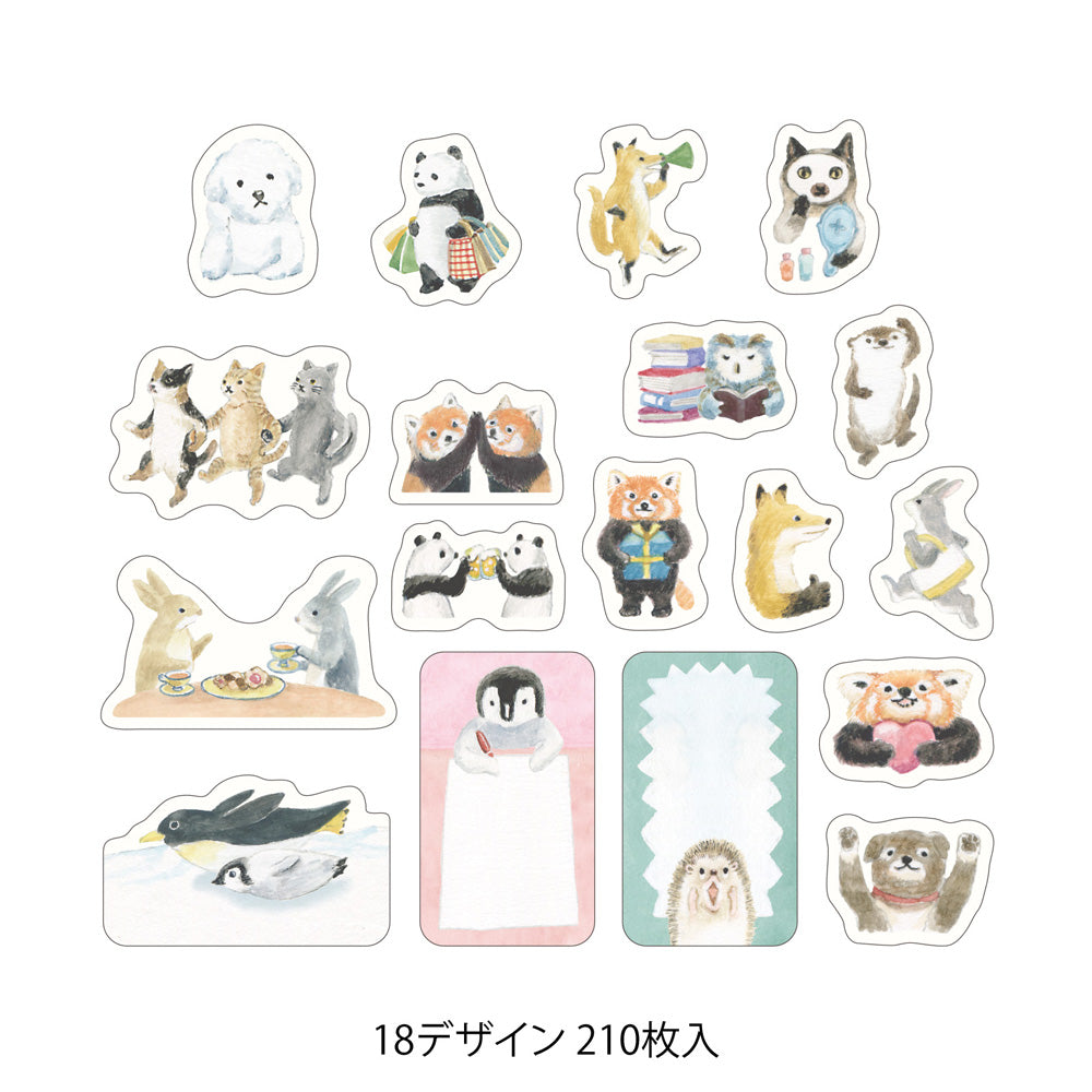 Animal Emotions, Roll Sticker, Yuru Log