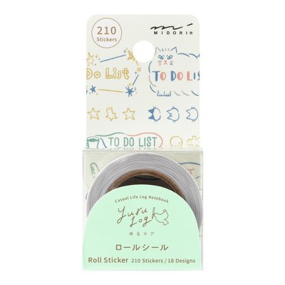 List, Roll Sticker, Yuru Log