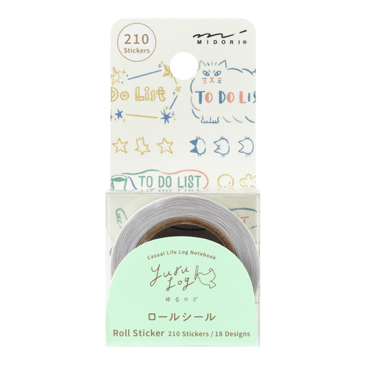 List, Roll Sticker, Yuru Log