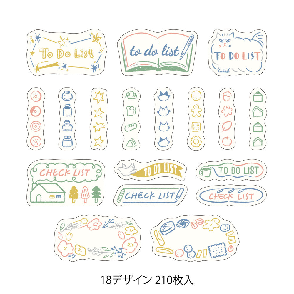 List, Roll Sticker, Yuru Log