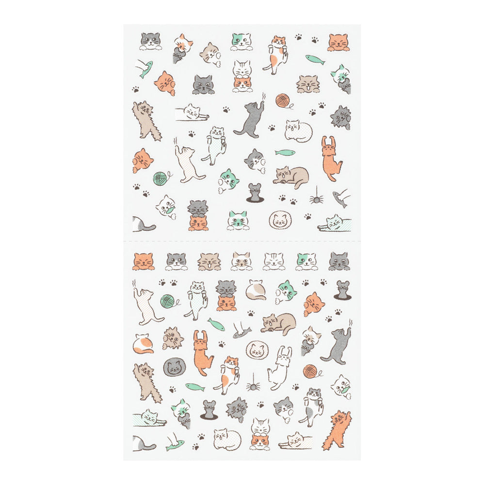 Lined Cat, Sticker Collection