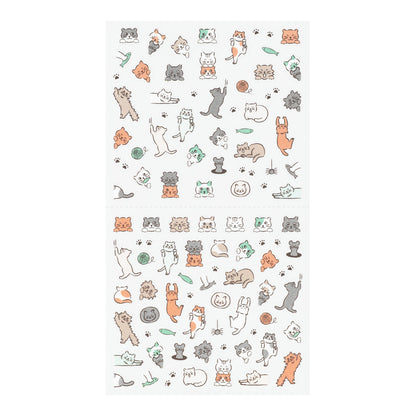 Lined Cat, Sticker Collection