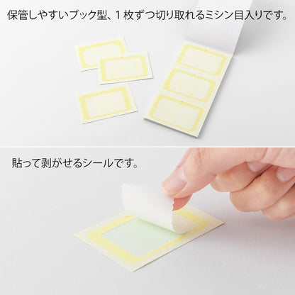 midori, Natural Colors, Stickers Book for Paintable Stamp Rotating Type