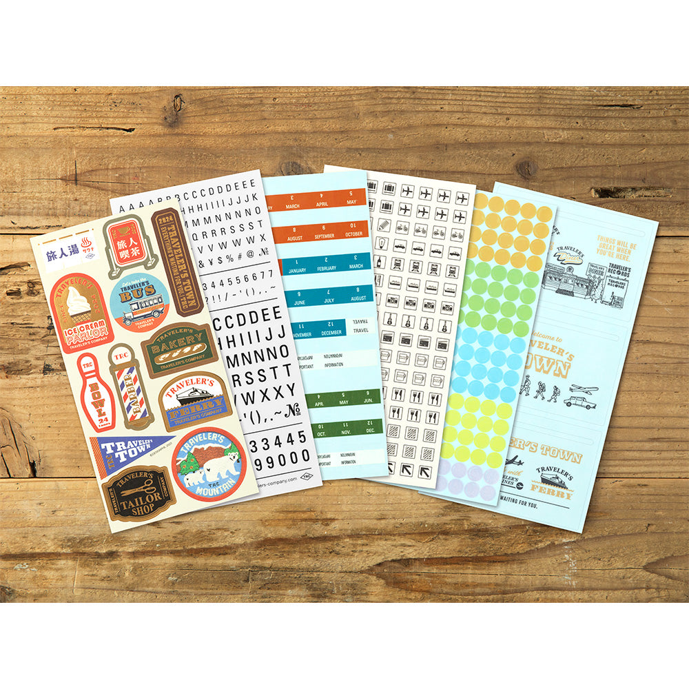 TRAVELER'S notebook, Customized Sticker Set for Diary 2024