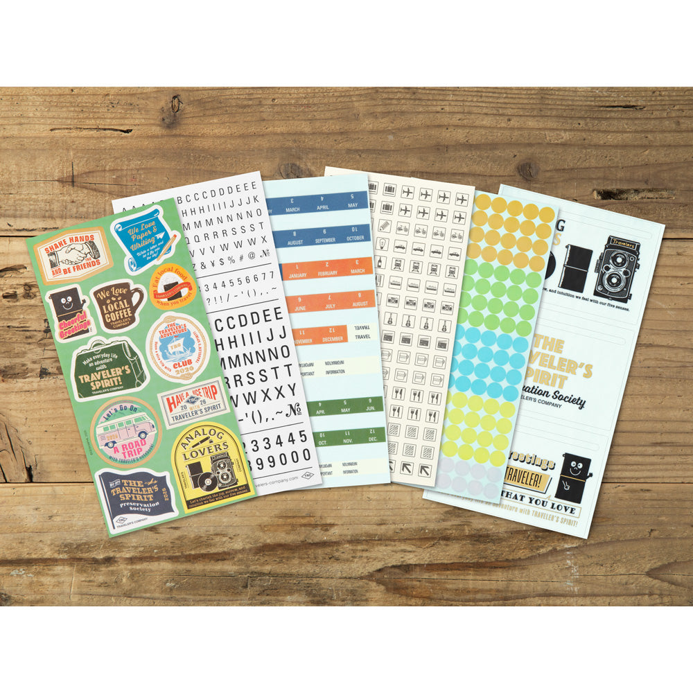 TRAVELER'S notebook, Customized Sticker Set for Diary 2026