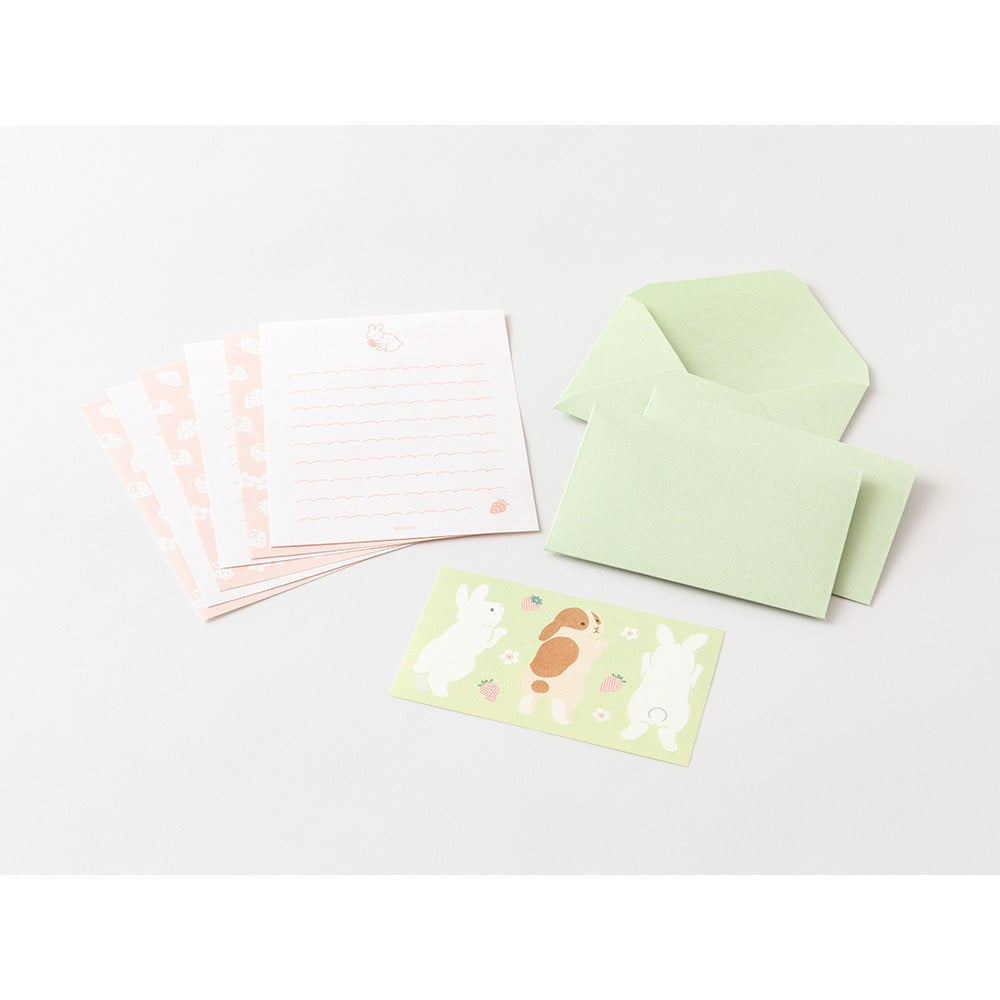 Hungry Rabbit, Mini Letter Paper and Envelopes with Stickers