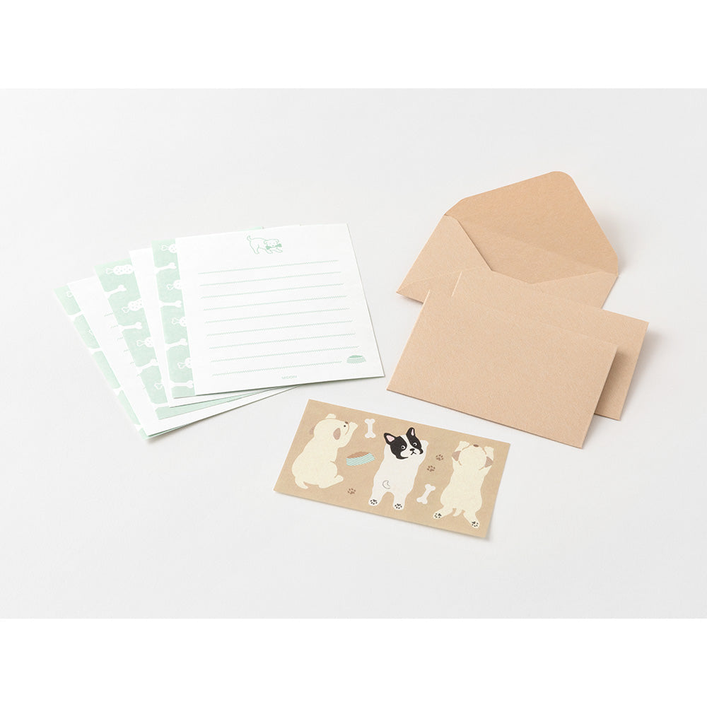 Hungry Dog, Mini Letter Paper and Envelopes with Stickers