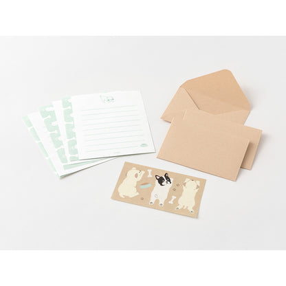 Hungry Dog, Mini Letter Paper and Envelopes with Stickers