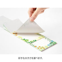 Load image into Gallery viewer, midori, Botanical, 3-size Assorted Message Pad
