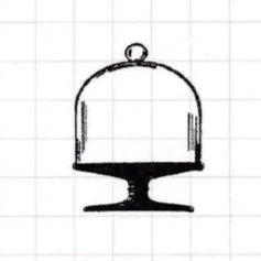 Glass Dome, Antique, Sumiko Stamp by Chida Momoko