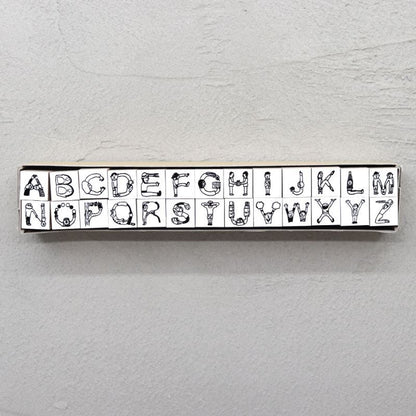 Human Alphabet Stamp, Hoshino Shiho x 36 Sublo