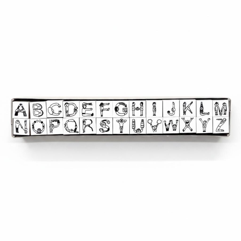 Human Alphabet Stamp, Hoshino Shiho x 36 Sublo
