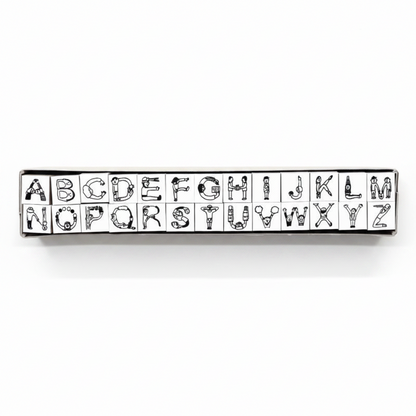 Human Alphabet Stamp, Hoshino Shiho x 36 Sublo