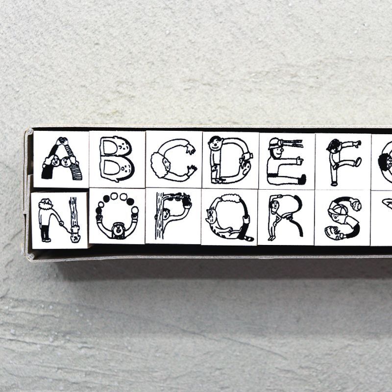 Human Alphabet Stamp, Hoshino Shiho x 36 Sublo