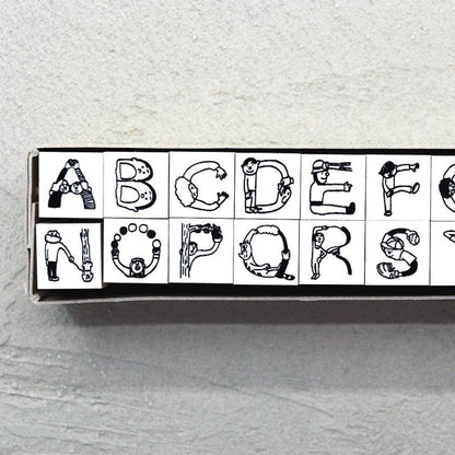 Human Alphabet Stamp, Hoshino Shiho x 36 Sublo