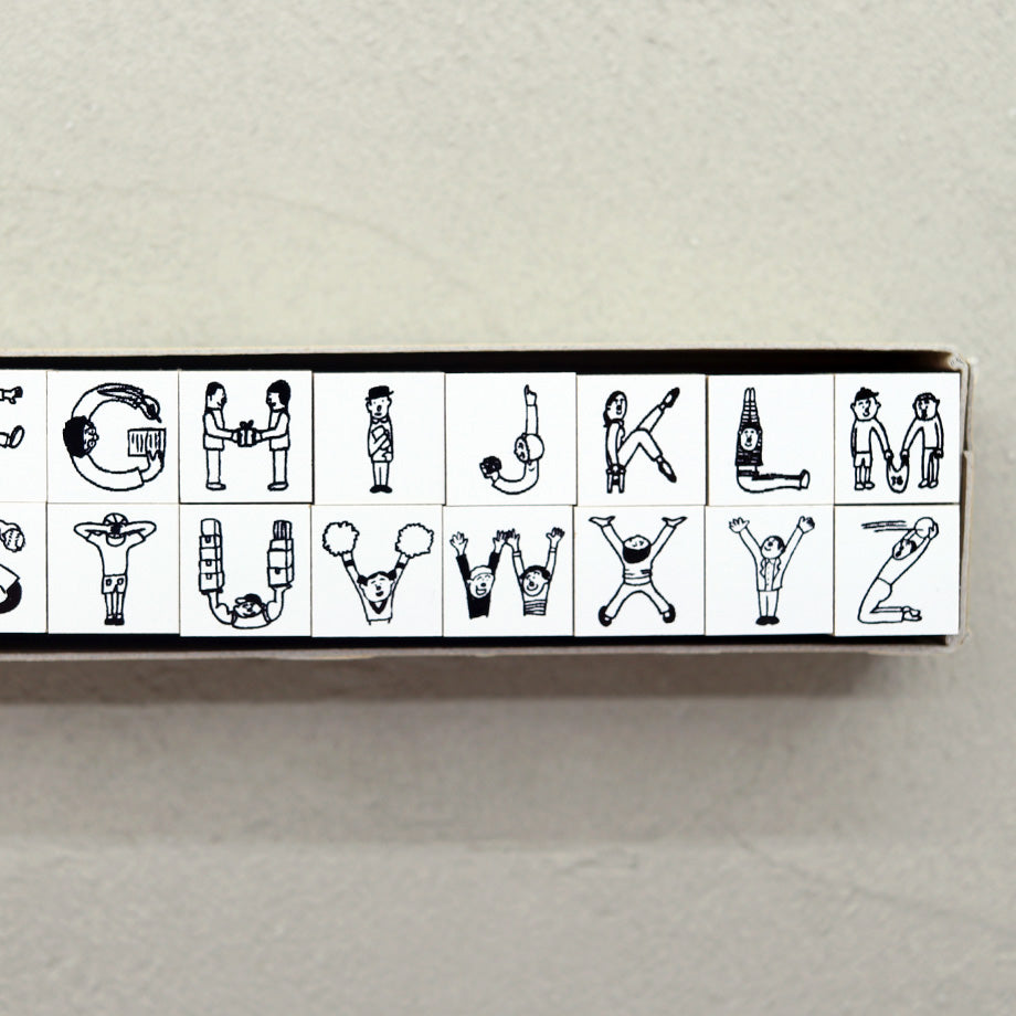Human Alphabet Stamp, Hoshino Shiho x 36 Sublo