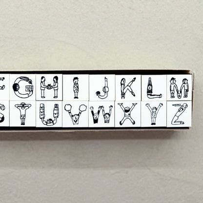 Human Alphabet Stamp, Hoshino Shiho x 36 Sublo