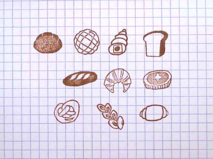 牛角包｜麵包店的印章