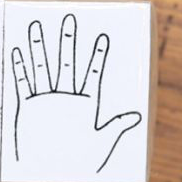 零至五｜手數字印章