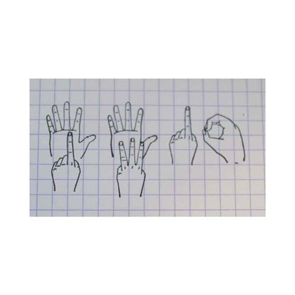 零至五｜手數字印章