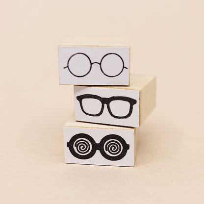 圓眼鏡｜眼鏡印章