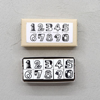 Number Stamp, Toshiyuki Fukuda x 36 Sublo
