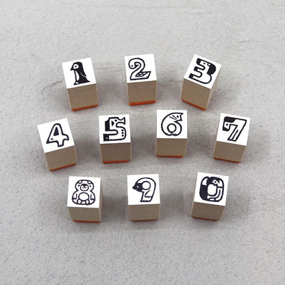 Number Stamp, Toshiyuki Fukuda x 36 Sublo