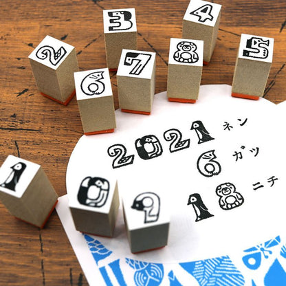 Number Stamp, Toshiyuki Fukuda x 36 Sublo
