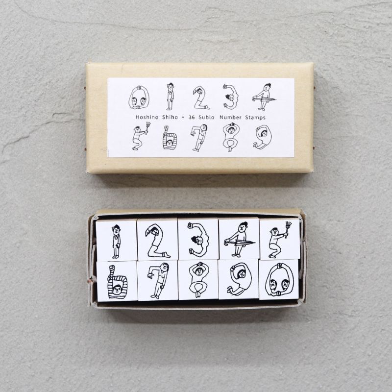 Human Number Stamp, Hoshino Shiho x 36 Sublo