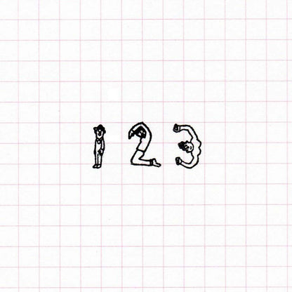 Human Number Stamp, Hoshino Shiho x 36 Sublo
