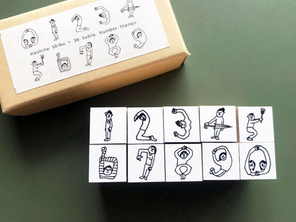 Human Number Stamp, Hoshino Shiho x 36 Sublo