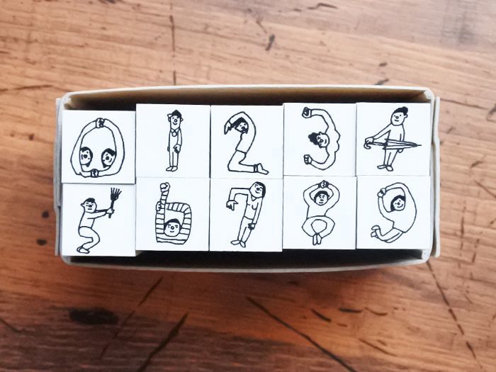 Human Number Stamp, Hoshino Shiho x 36 Sublo