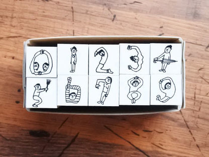 Human Number Stamp, Hoshino Shiho x 36 Sublo